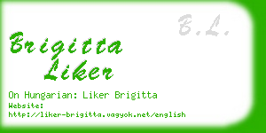 brigitta liker business card